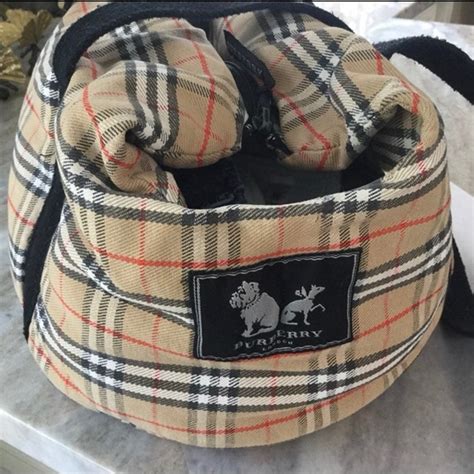 burberry dog carrier replica|real real burberry pet accessories.